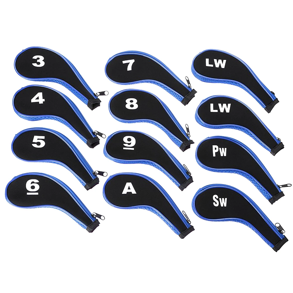 12PCS Iron Golf Club Hat Cover Zipper Golf Club Head Protector White For Golf Practice Outdoor Sports
12PCS Iron Golf Club Hat Cover Zipper Golf Club Head Protector White For Golf Practice Outdoor Sports