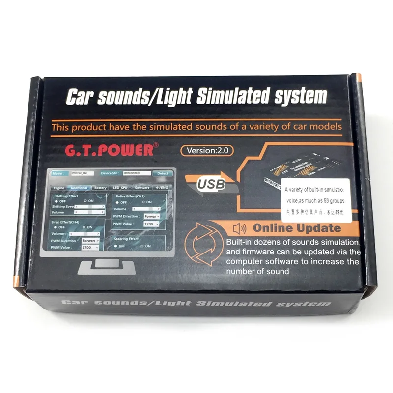GT POWER RC звук/светильник ка, имитация системы для On / Off Road Drift Car багги
GT POWER RC звук/светильник ка, имитация системы для On / Off Road Drift Car багги