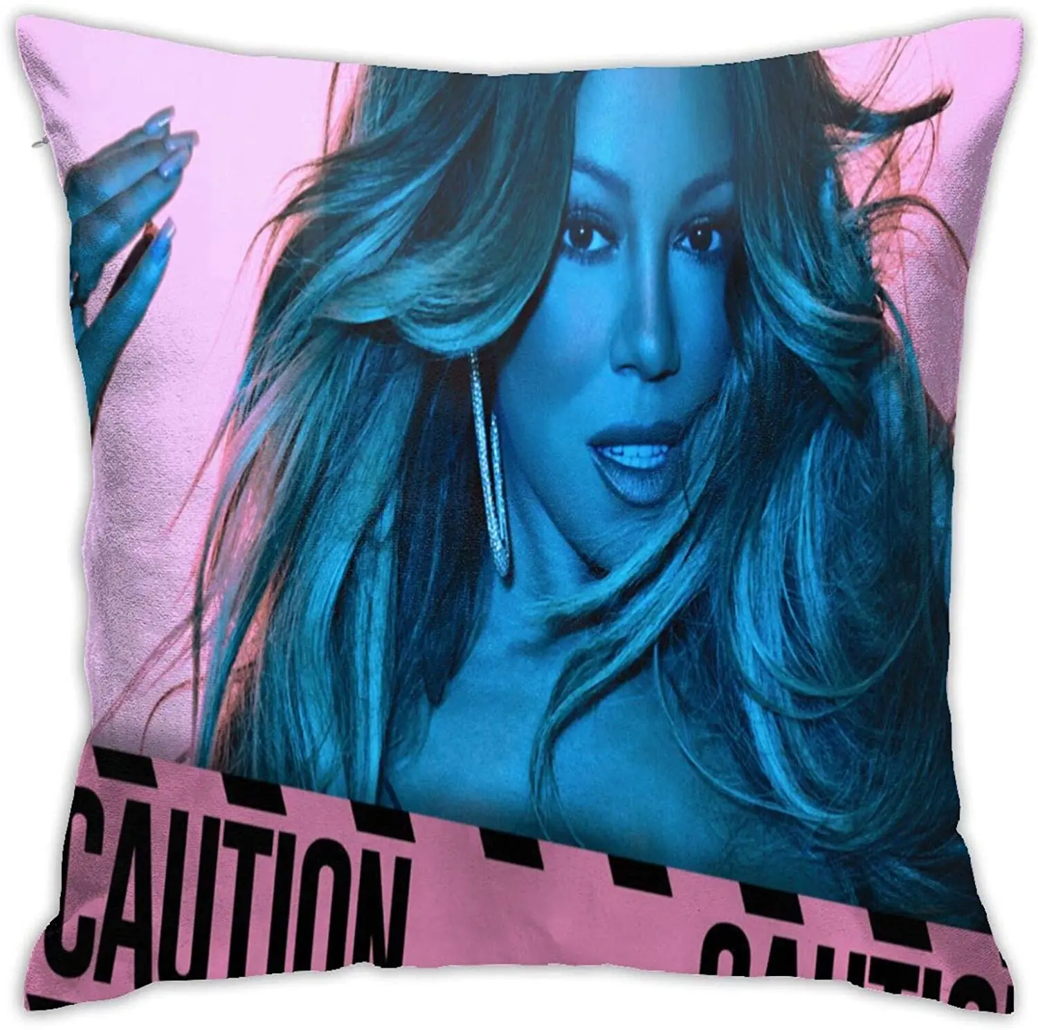 Ma-Riah Ca-Rey Poster. Square Pillowcase Case Throw Decorationpillow Car Cushion (45cmx45cm) 
Ma-Riah Ca-Rey Poster. Square Pillowcase Case Throw Decorationpillow Car Cushion (45cmx45cm)