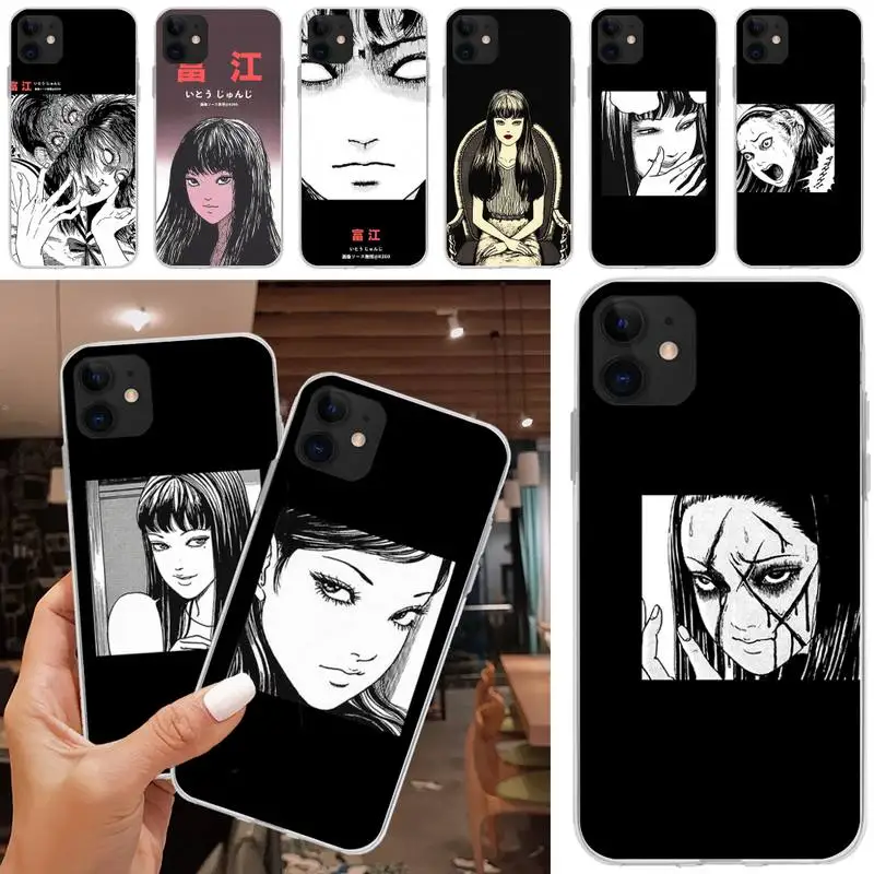 Ito Runer Horror Cartoon Phone Case Matching Coque Transparent For Iphone XR 11 12 13 Pro X XS Max 6 7 8 6s Plus SE2020 Case
Ito Runer Horror Cartoon Phone Case Matching Coque Transparent For Iphone XR 11 12 13 Pro X XS Max 6 7 8 6s Plus SE2020 Case