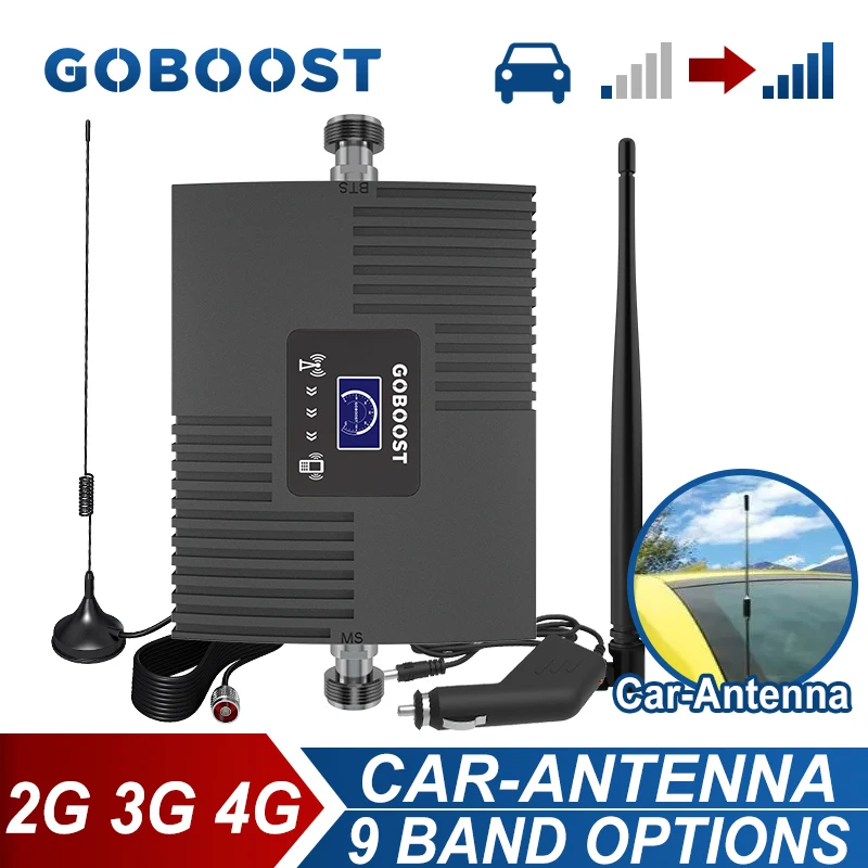 Усилитель сигнала GOBOOST для автомобиля усилитель сотовой связи 2G 3G 4G LTE 700 800 850 900 1700