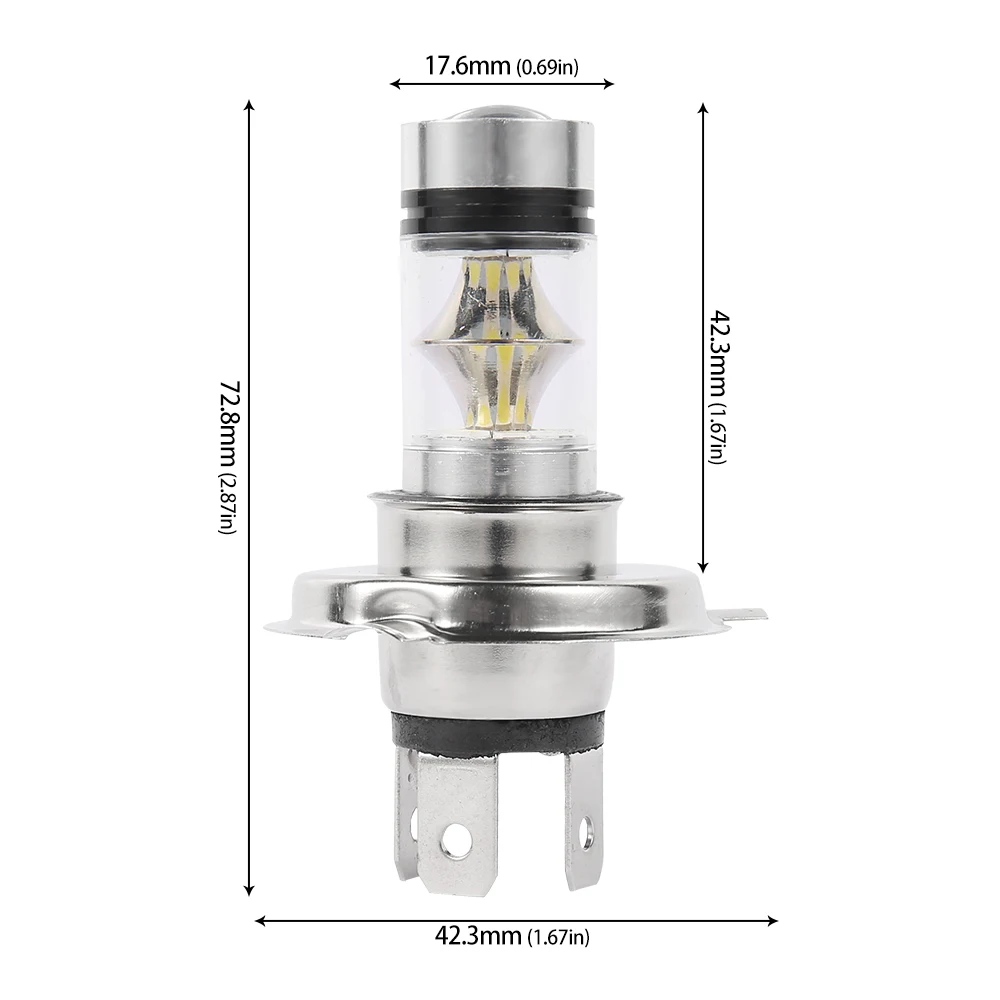 2PCS Fog Light 100W Led Car H4 20SMD 8000K Headlight White Lights Fog Lamp Auto Plug Play Fog Bulb Direct Day Light 
2PCS Fog Light 100W Led Car H4 20SMD 8000K Headlight White Lights Fog Lamp Auto Plug Play Fog Bulb Direct Day Light