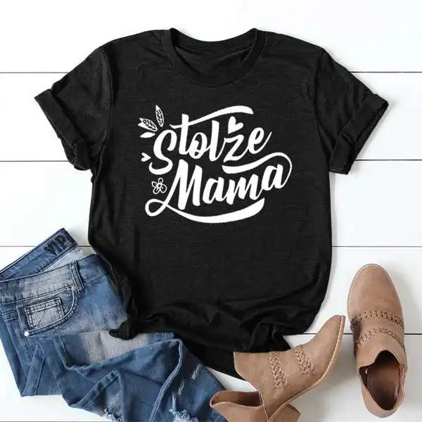 Футболка женская летняя повседневная с коротким рукавом и принтом букв 
Футболка женская летняя повседневная с коротким рукавом и принтом букв