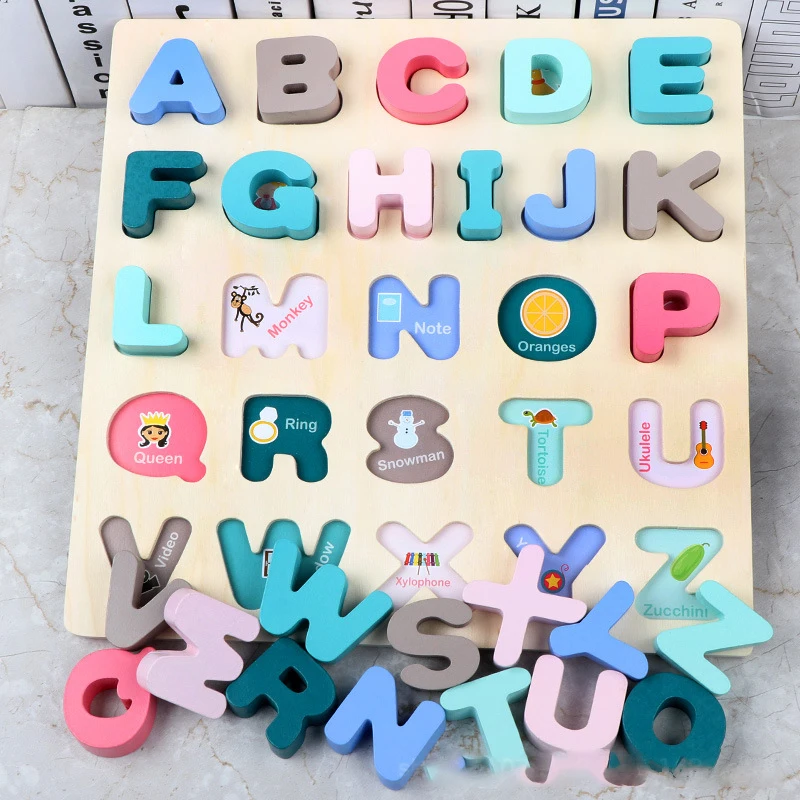 Explosive Wooden Numbers And Letters Children's Enlightenment Shape Recognition Hand Grasping Board Baby Early Education Toys
Explosive Wooden Numbers And Letters Children's Enlightenment Shape Recognition Hand Grasping Board Baby Early Education Toys