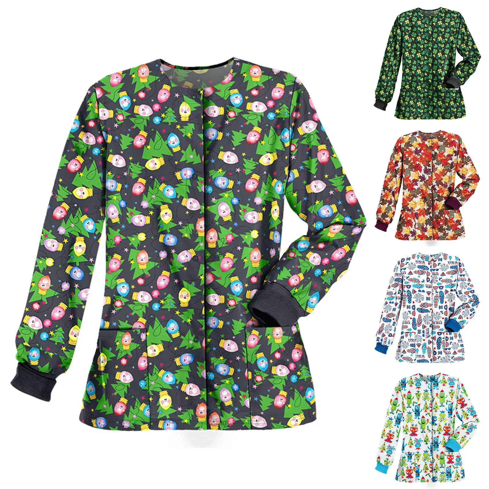 Long Sleeves Scrubs Jacket Women Pretty Outfit Nurse Out Coat Shirt Beauty Salon Nursing Staff Uniforms Spring Workwear A50
Long Sleeves Scrubs Jacket Women Pretty Outfit Nurse Out Coat Shirt Beauty Salon Nursing Staff Uniforms Spring Workwear A50