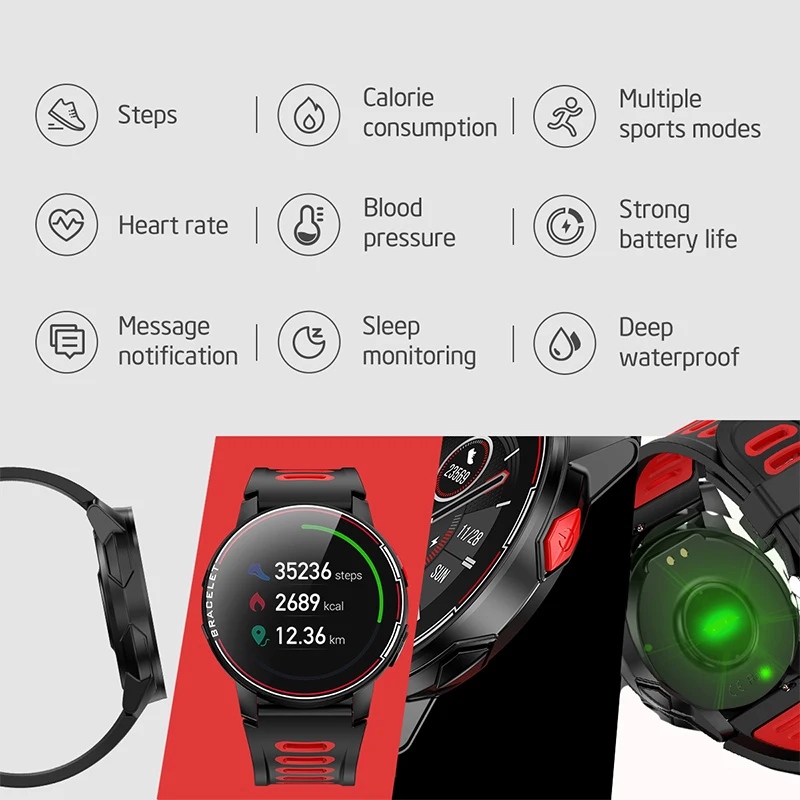LIGE 2020 New Smart Watch Men Heart Rate Blood Pressure Monitor Sport Multi-function IP68 Waterproof Smartwatch Fitness Tracker
LIGE 2020 New Smart Watch Men Heart Rate Blood Pressure Monitor Sport Multi-function IP68 Waterproof Smartwatch Fitness Tracker