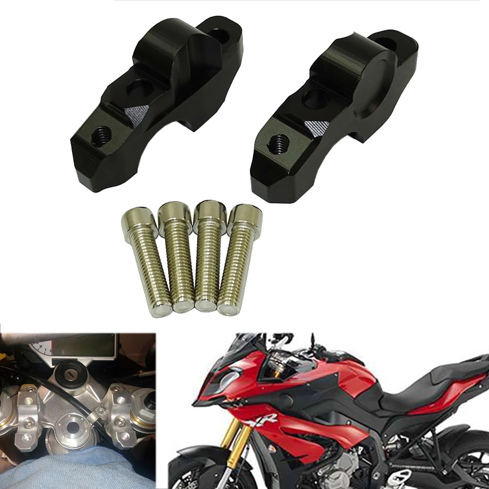 Motorcycle Accessories CNC Aluminum Handle Bar Riser Handlebar Clamp Handlebar heightening block For BMW S1000R 2014-2017
Motorcycle Accessories CNC Aluminum Handle Bar Riser Handlebar Clamp Handlebar heightening block For BMW S1000R 2014-2017