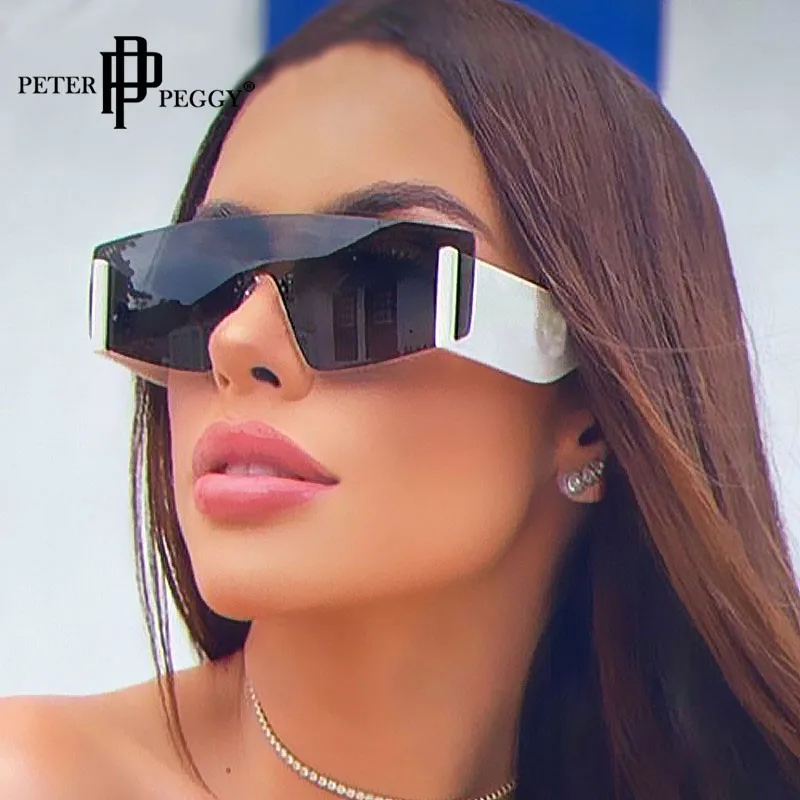 New Square Oversized One Lens Brand Designer Sunglasses Fashion Rimless Women Sun Glasses Men Punk Shades Uv400 Vintage Glasses
New Square Oversized One Lens Brand Designer Sunglasses Fashion Rimless Women Sun Glasses Men Punk Shades Uv400 Vintage Glasses