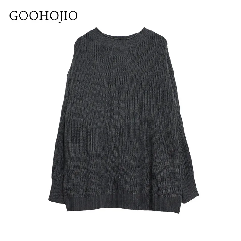 GOOHOJIO 2021 New Spring and Autumn Solid Color Sweaters Women Loose Pullover for Couple Oversized All-match Women Sweater 
GOOHOJIO 2021 New Spring and Autumn Solid Color Sweaters Women Loose Pullover for Couple Oversized All-match Women Sweater