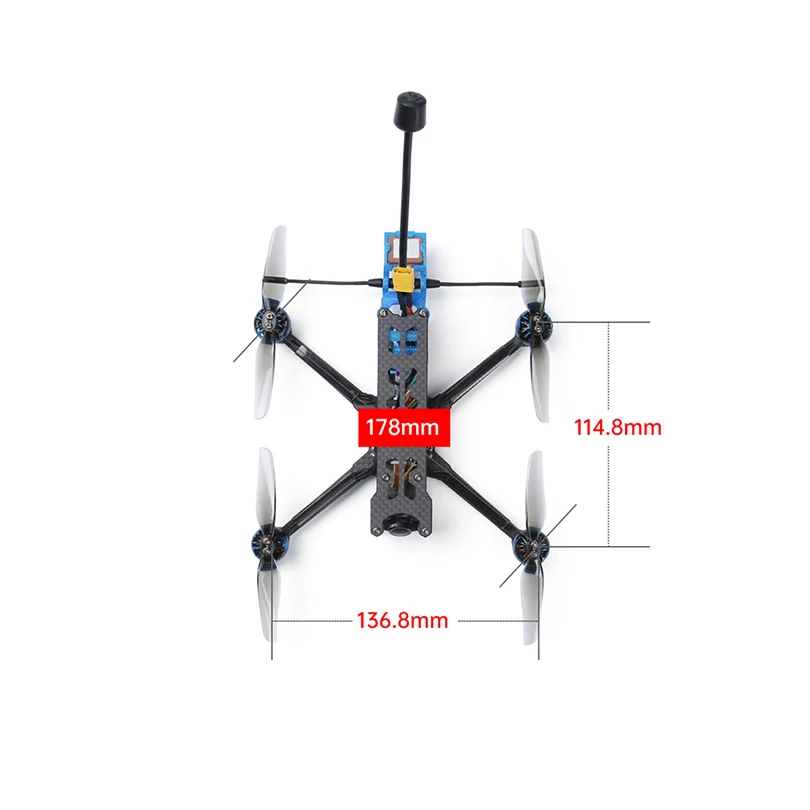 iFlight Chimera4 Analog 4S LR BNF FPV Drone 178mm Camera 4inch SucceX-E F4 V2.1 FC Built-in 35A 4in1 ESC 1404 Motor FPV Drone
iFlight Chimera4 Analog 4S LR BNF FPV Drone 178mm Camera 4inch SucceX-E F4 V2.1 FC Built-in 35A 4in1 ESC 1404 Motor FPV Drone