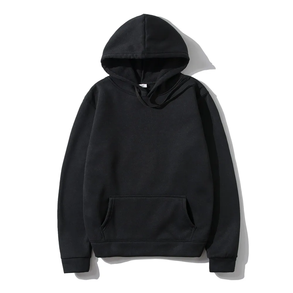 

Mannen Vrouw Hoodies Sweatshirts Mode Effen Kleur Rood Zwart Grijs Roze Hooded Hiphop Fleece Hoody Heren Merk Hoodie Streetwear