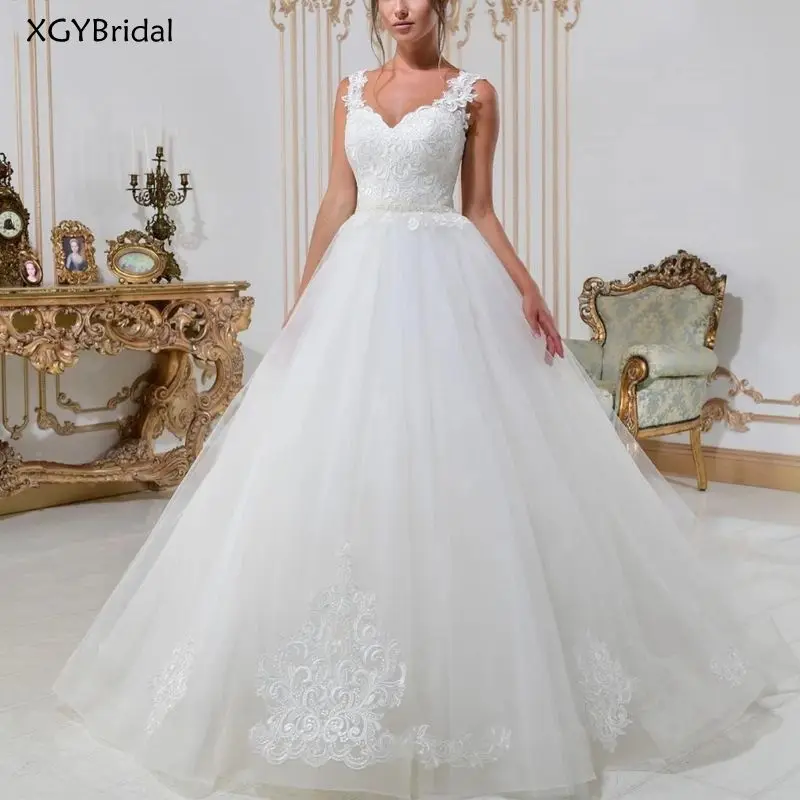 Новое поступление роскошное платье невесты милое бальное платье винтажное свадебное платье 2021 Кружевные Аппликации Свадебные платья с бис... 
Новое поступление роскошное платье невесты милое бальное платье винтажное свадебное платье 2021 Кружевные Аппликации Свадебные платья с бис...