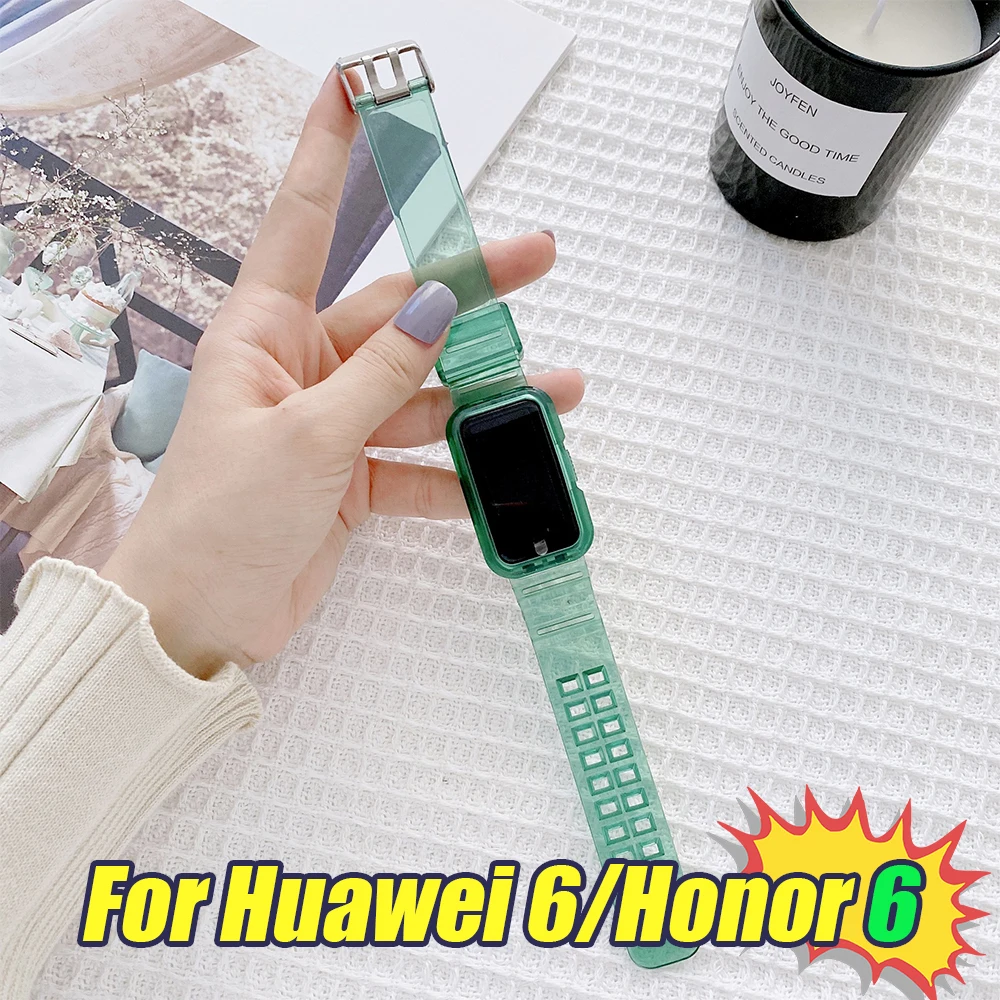 Silicone watch straps For Huawei Honor band 6 Transparent watchband Sport Replacement Bracelet for Honor band 6 Protector Case
Silicone watch straps For Huawei Honor band 6 Transparent watchband Sport Replacement Bracelet for Honor band 6 Protector Case