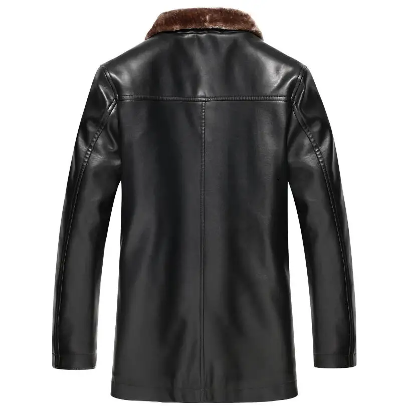 Shipping Large Free Size Autumn And Winter Casual Pu Leather Jacket Lapel Single Breasted Plus Velvet Black Men's Coat/xl-6xl
Shipping Large Free Size Autumn And Winter Casual Pu Leather Jacket Lapel Single Breasted Plus Velvet Black Men's Coat/xl-6xl
