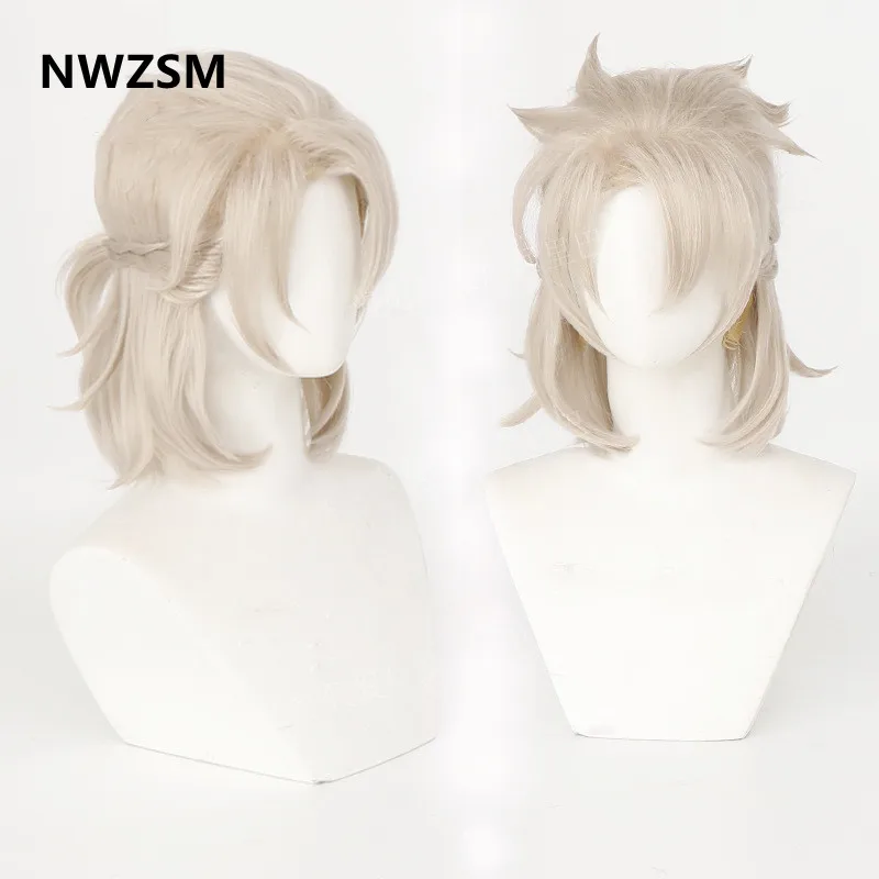 Game Genshin Impact Albedo Cosplay Short Linen Wig Cosplay Cosplay Wigs Heat Resistant Synthetic Wigs Halloween
Game Genshin Impact Albedo Cosplay Short Linen Wig Cosplay Cosplay Wigs Heat Resistant Synthetic Wigs Halloween