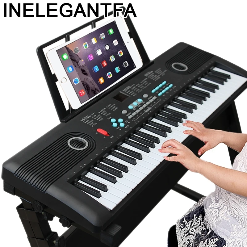 Clavier Electronica Piyano Educational Toy for Children Instrument Professional Teclado Musical Keyboard Piano Electronic Organ
Clavier Electronica Piyano Educational Toy for Children Instrument Professional Teclado Musical Keyboard Piano Electronic Organ