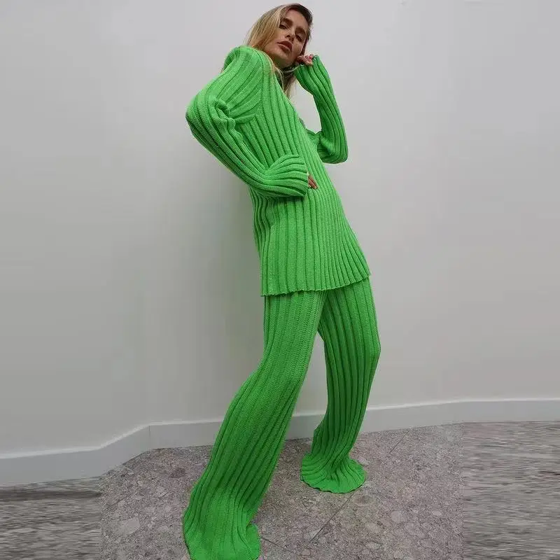 Autumn Winter 2 Piece Sets Ribbed Outfits Knitted Half Turtleneck Sweater Vintage Women 2021 Oversize Pullover Loose Tracksuit
Autumn Winter 2 Piece Sets Ribbed Outfits Knitted Half Turtleneck Sweater Vintage Women 2021 Oversize Pullover Loose Tracksuit