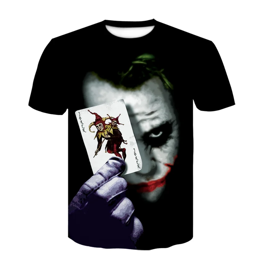 New Summer Men Fashion 3d Printed T-shirt Children's Wear Joker Face Clown Short Sleeve Cosplay Tee Breathable Streetwear Tops
New Summer Men Fashion 3d Printed T-shirt Children's Wear Joker Face Clown Short Sleeve Cosplay Tee Breathable Streetwear Tops