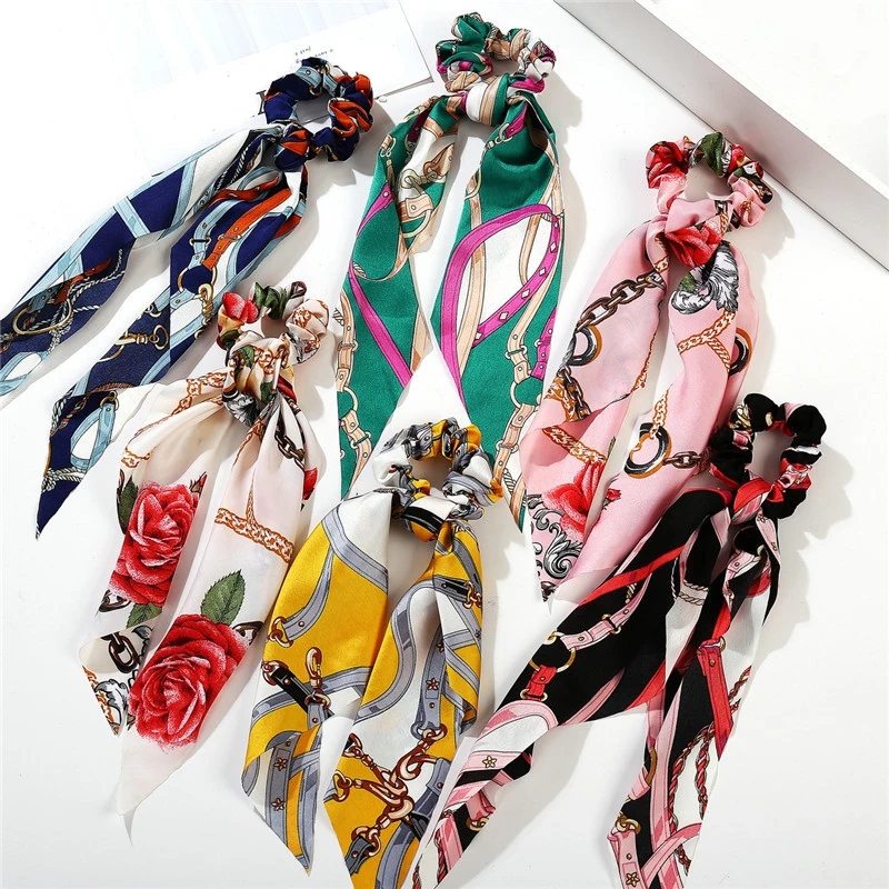 Women Bow Scrunchie Hair Scarf Ponytail Holder Hair Rope Tie Elastic Hair Bands Girls Streamers Hair Accessories Best Gift
Women Bow Scrunchie Hair Scarf Ponytail Holder Hair Rope Tie Elastic Hair Bands Girls Streamers Hair Accessories Best Gift