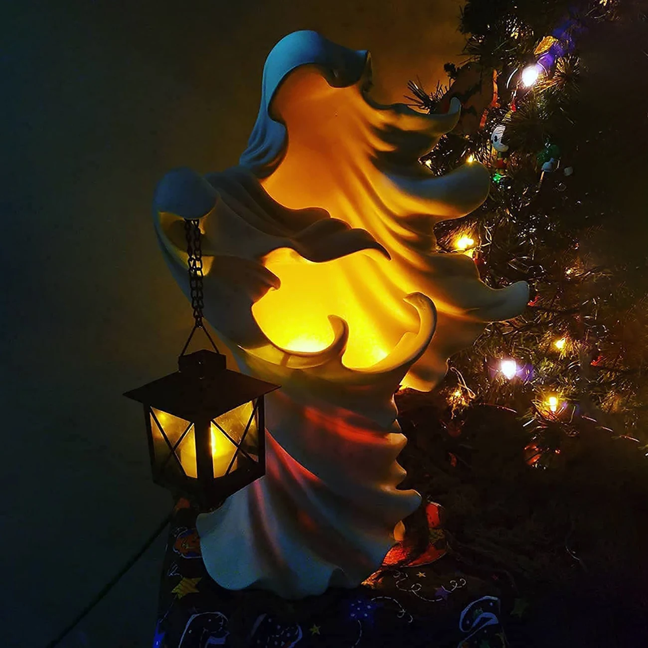 The Ghost Looking For Light Hell Messenger with Lantern Witch Resin Lantern Halloween Ornament Decorative Lamp Indoor Outdoor
The Ghost Looking For Light Hell Messenger with Lantern Witch Resin Lantern Halloween Ornament Decorative Lamp Indoor Outdoor