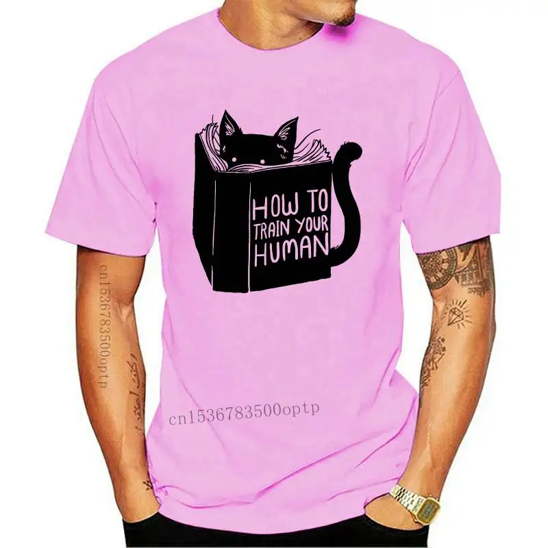 New Fashion Women Short Sleeve How To Train Your Human Books Print T-Shirt Funny Cat Reading Design Casual Tops Cute Girl Tees
New Fashion Women Short Sleeve How To Train Your Human Books Print T-Shirt Funny Cat Reading Design Casual Tops Cute Girl Tees