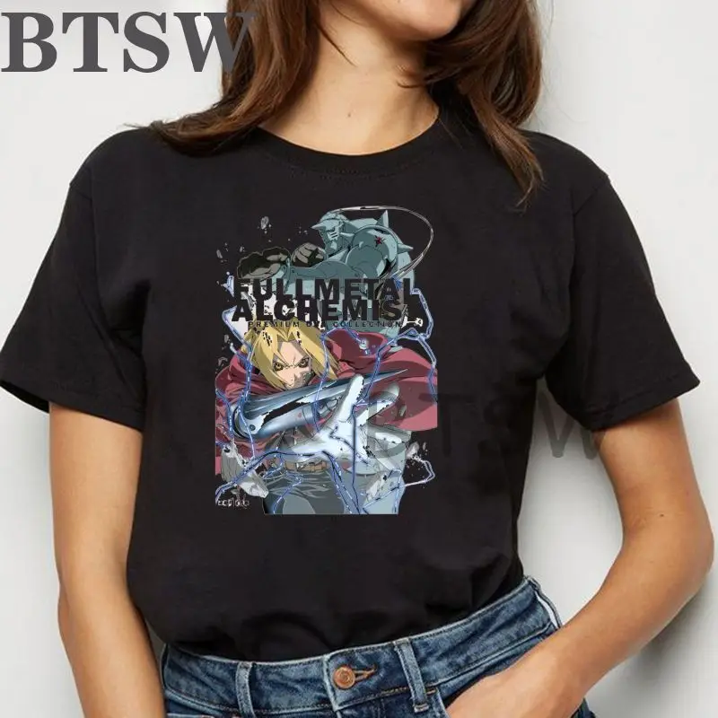 Cool Print Anime Shirt Fullmetal Alchemist T-Shirts Multi-style Short Sleeve Edward Elric Alphonse Cosplay Manga Japan T Shirts
Cool Print Anime Shirt Fullmetal Alchemist T-Shirts Multi-style Short Sleeve Edward Elric Alphonse Cosplay Manga Japan T Shirts