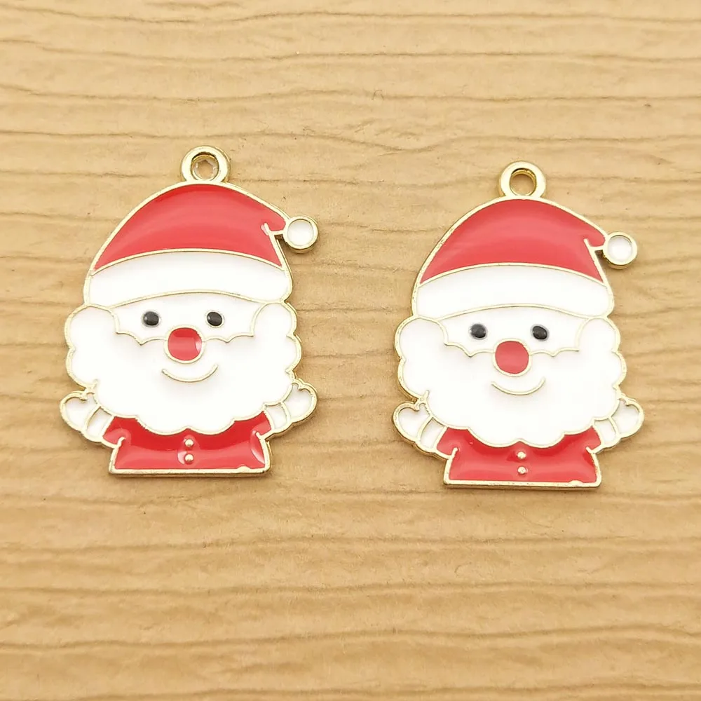 10pcs 20x25mm enamel christmas father charm for jewelry making fashion earring pendant necklace bracelet charms accessories
10pcs 20x25mm enamel christmas father charm for jewelry making fashion earring pendant necklace bracelet charms accessories