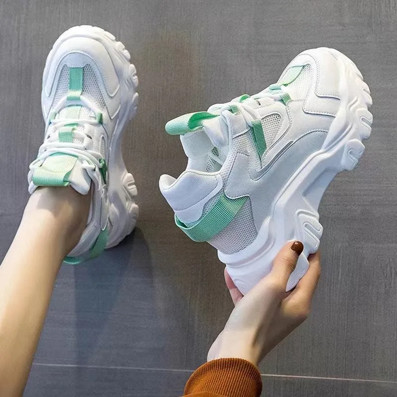 2021 Spring New Platform Comfortable Women's Sneakers Fashion Lace Up Casual Little White Shoes Women Increase Vulcanize Shoes 
2021 Spring New Platform Comfortable Women's Sneakers Fashion Lace Up Casual Little White Shoes Women Increase Vulcanize Shoes