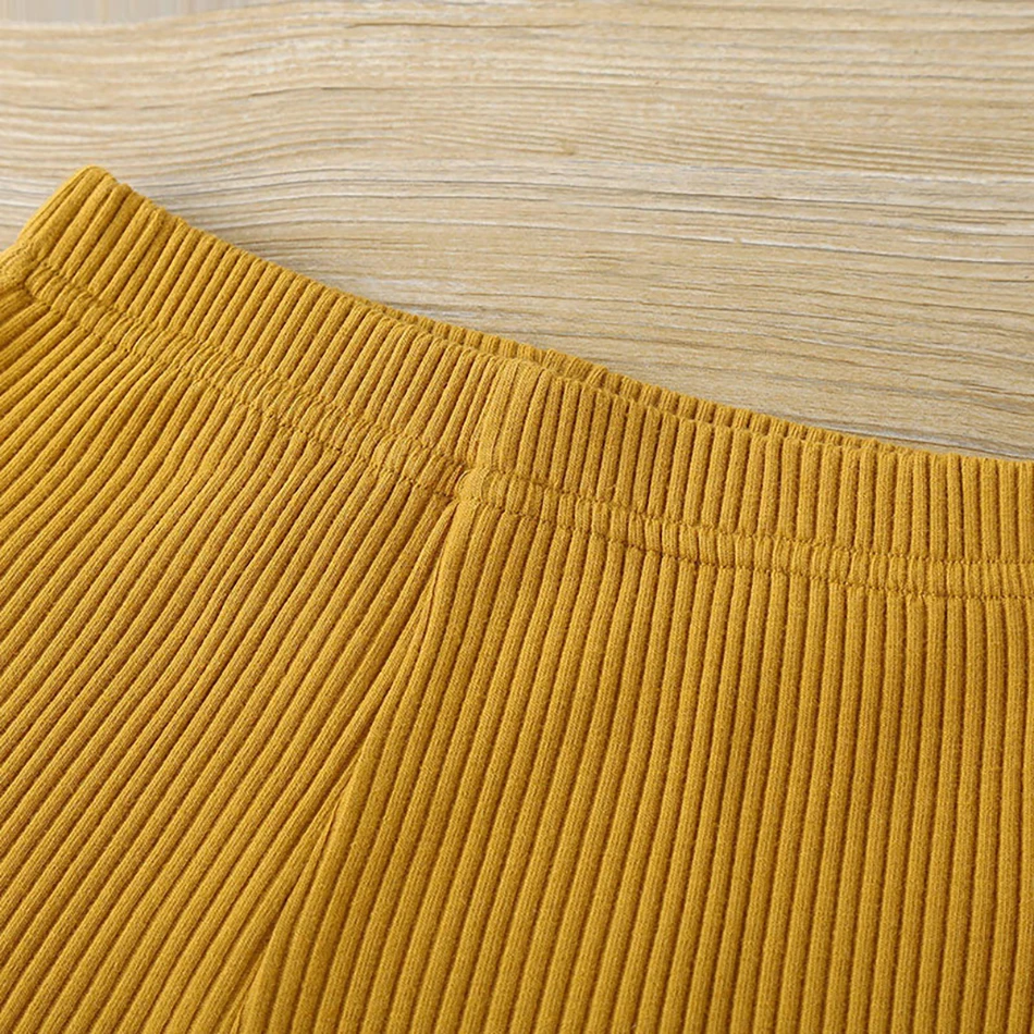 New Summer Knitted Children Clothing Set Short Sleeve Boys Girls Ribbed Top+Pant Outfit Casual Toddler Kids Clothes
New Summer Knitted Children Clothing Set Short Sleeve Boys Girls Ribbed Top+Pant Outfit Casual Toddler Kids Clothes