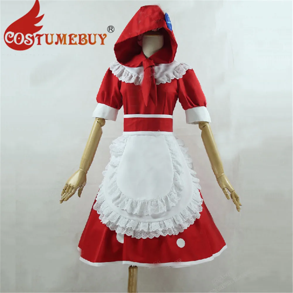 Костюм для косплевечерние лол Лолита с красным капюшоном, L920 
Костюм для косплевечерние лол Лолита с красным капюшоном, L920