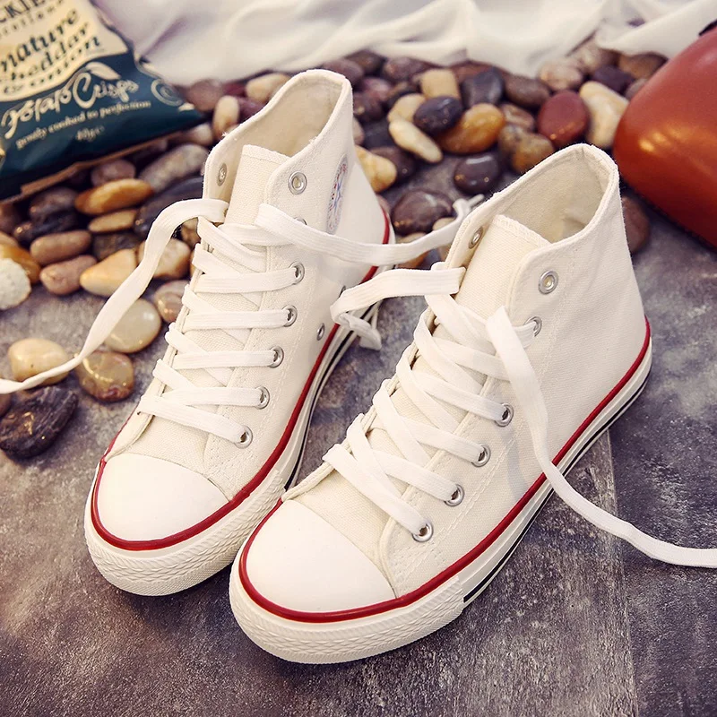 High-Top Thick Soled Canvas Women's Shoes 2021 New Retro Lace Up Ladies Casual Sports Shoes Outdoor Breathable Casual Shoes
High-Top Thick Soled Canvas Women's Shoes 2021 New Retro Lace Up Ladies Casual Sports Shoes Outdoor Breathable Casual Shoes