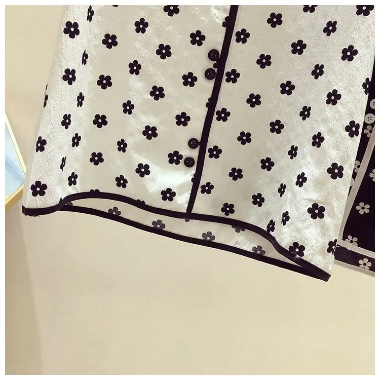 Fashion suit women's summer floral color chiffon shirt short sleeve T-shirt camisas mujer 2020 button down shirt for women
Fashion suit women's summer floral color chiffon shirt short sleeve T-shirt camisas mujer 2020 button down shirt for women
