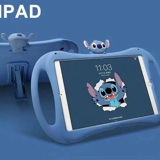 Disney ipad air case for ipad air2 9.7 cartoon Stitch protective cover 2017 iPad2/3/4 all-inclusive silicone anti-drop shell
Disney ipad air case for ipad air2 9.7 cartoon Stitch protective cover 2017 iPad2/3/4 all-inclusive silicone anti-drop shell