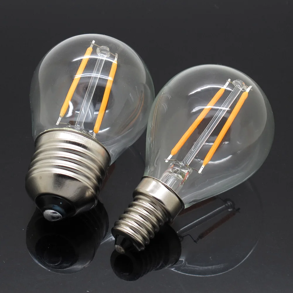 

Dimmable E14 E27 LED Light Bulb 4W 8W 12W 16W G45 COB Vintage Filament Lamp 220V 240V Edison Glass Ball Bulb Home Decor