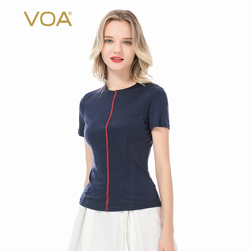 VOA Silk Heavy 33, двусторонняя трикотажная футболка в момме темно-синего цвета с круглым вырезом, украшенная красной линией, с короткими рукавами, ...
VOA Silk Heavy 33, двусторонняя трикотажная футболка в момме темно-синего цвета с круглым вырезом, украшенная красной линией, с короткими рукавами, ...