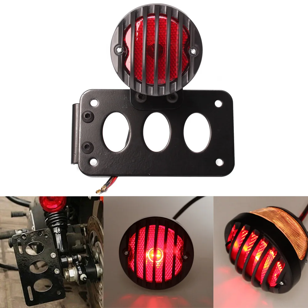 1 PCS Motorcycle Side Mount Tail Light License Number Plate Bracket Fits For Harley Sportsters Bobber Chopper Rear Stop Lamp
1 PCS Motorcycle Side Mount Tail Light License Number Plate Bracket Fits For Harley Sportsters Bobber Chopper Rear Stop Lamp