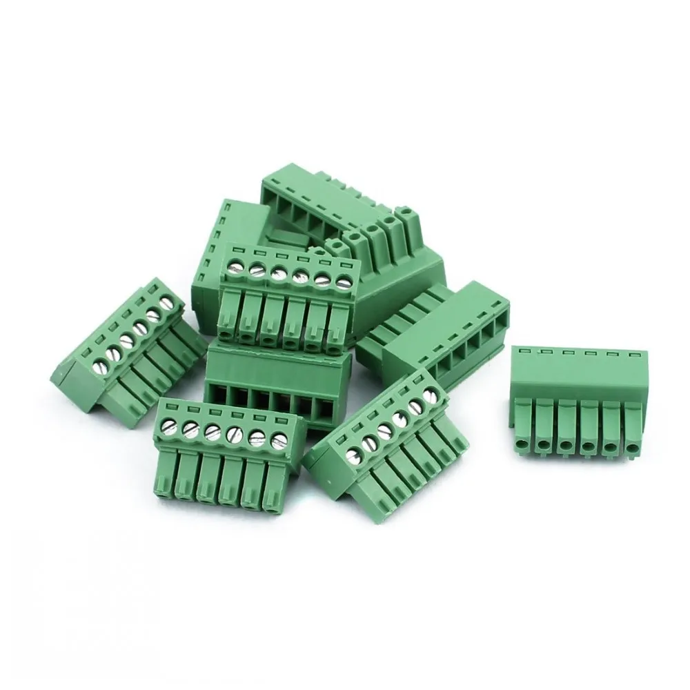 100 шт. 15EDG 3 5 мм KF2EDG PCB Винтовые клеммные колодки коннектор штекер под прямым углом