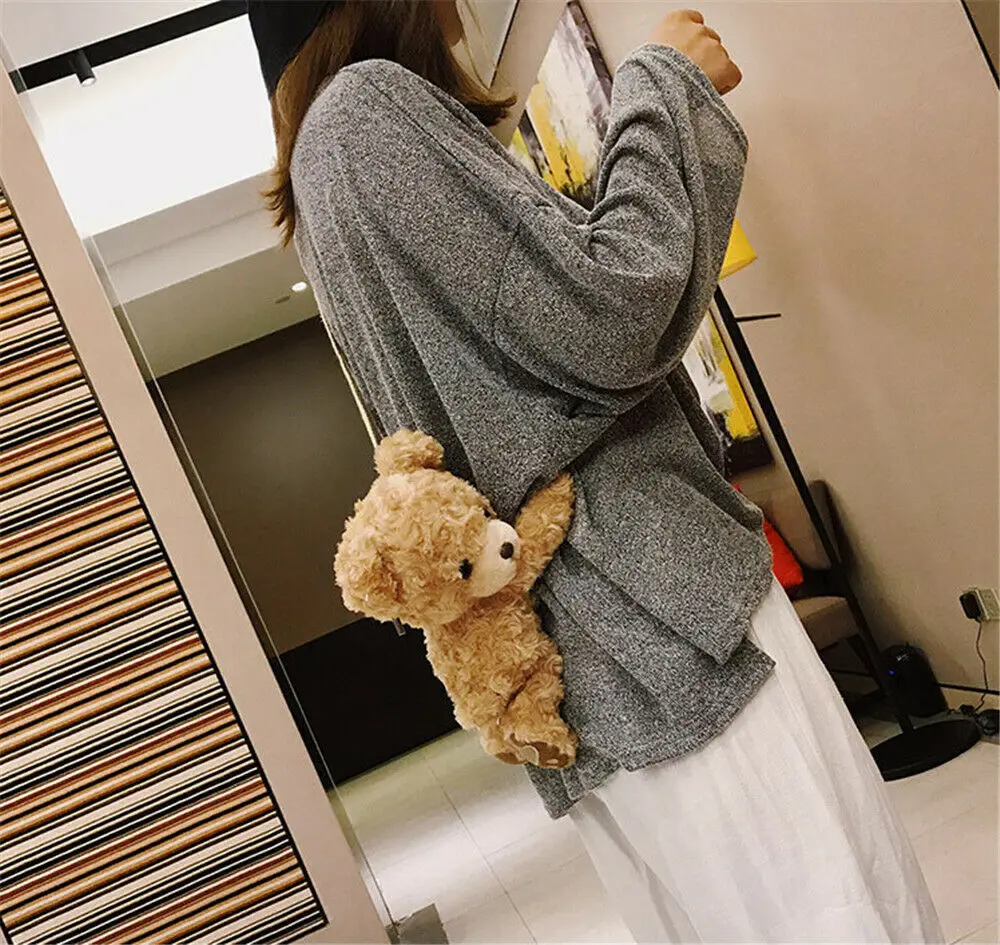 Women Cross Body Messenger Bag Small Handbag Shoulder Tote Satchel Retro Funny Girls Cute Smile Bear Plush Doll Lolita Handbag
Women Cross Body Messenger Bag Small Handbag Shoulder Tote Satchel Retro Funny Girls Cute Smile Bear Plush Doll Lolita Handbag
