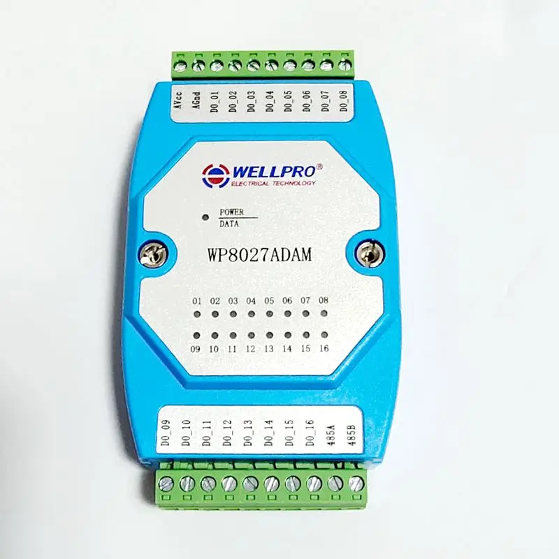Цифровой выходной модуль переключения изолированный модуль 16-канальный DO MODBUS communication-WP8027ADAM 
Цифровой выходной модуль переключения изолированный модуль 16-канальный DO MODBUS communication-WP8027ADAM