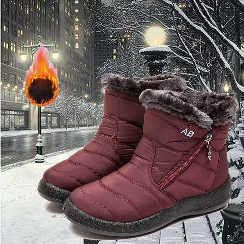 Women Boots 2020 Fashion Waterproof Snow Boots For Winter Shoes Women Casual Lightweight Ankle Botas Mujer Warm Winter Boots
Women Boots 2020 Fashion Waterproof Snow Boots For Winter Shoes Women Casual Lightweight Ankle Botas Mujer Warm Winter Boots