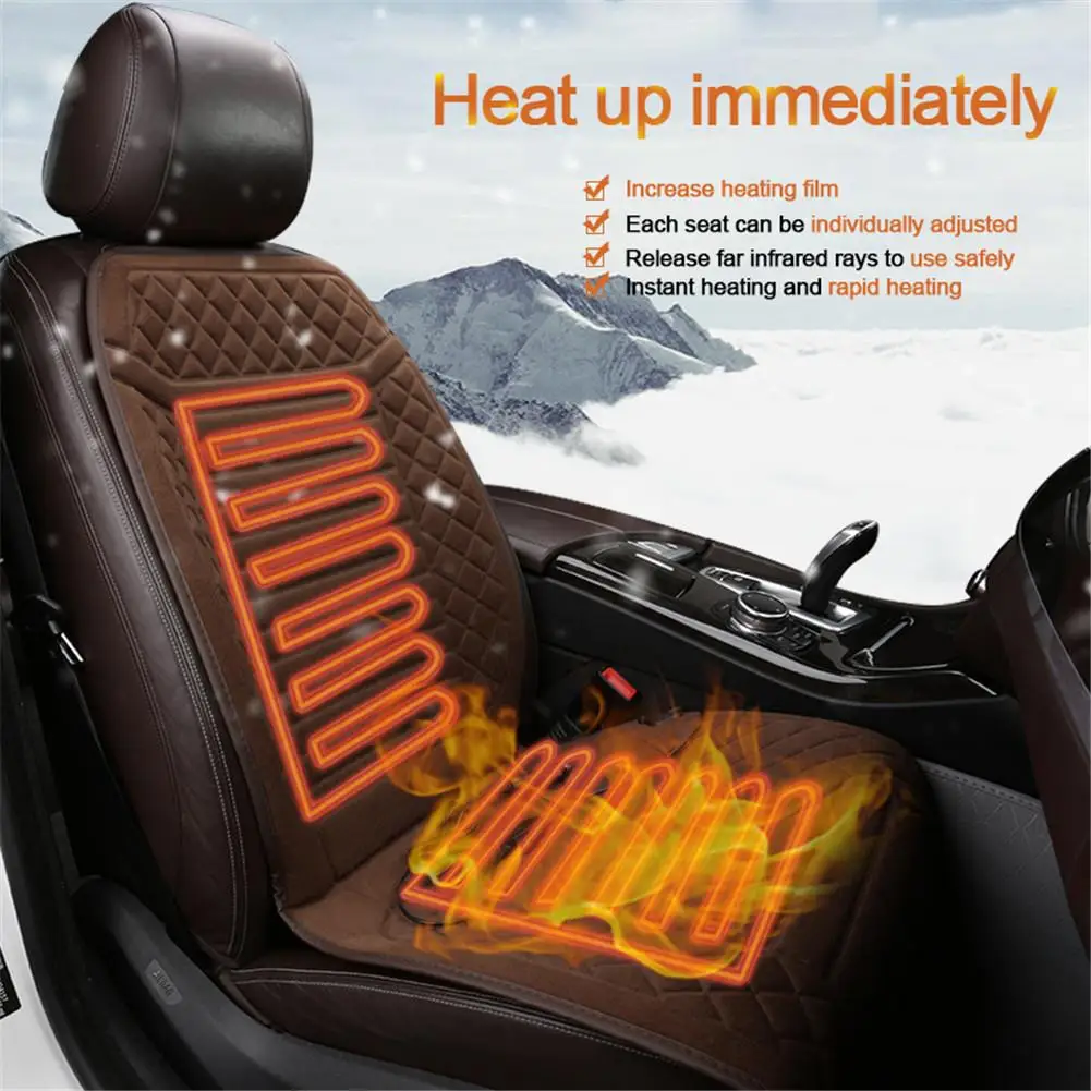Heated Car Seat Cushion with 2 Levels Universal 12V Car Seat Heater Heating Pad for Winter
Heated Car Seat Cushion with 2 Levels Universal 12V Car Seat Heater Heating Pad for Winter