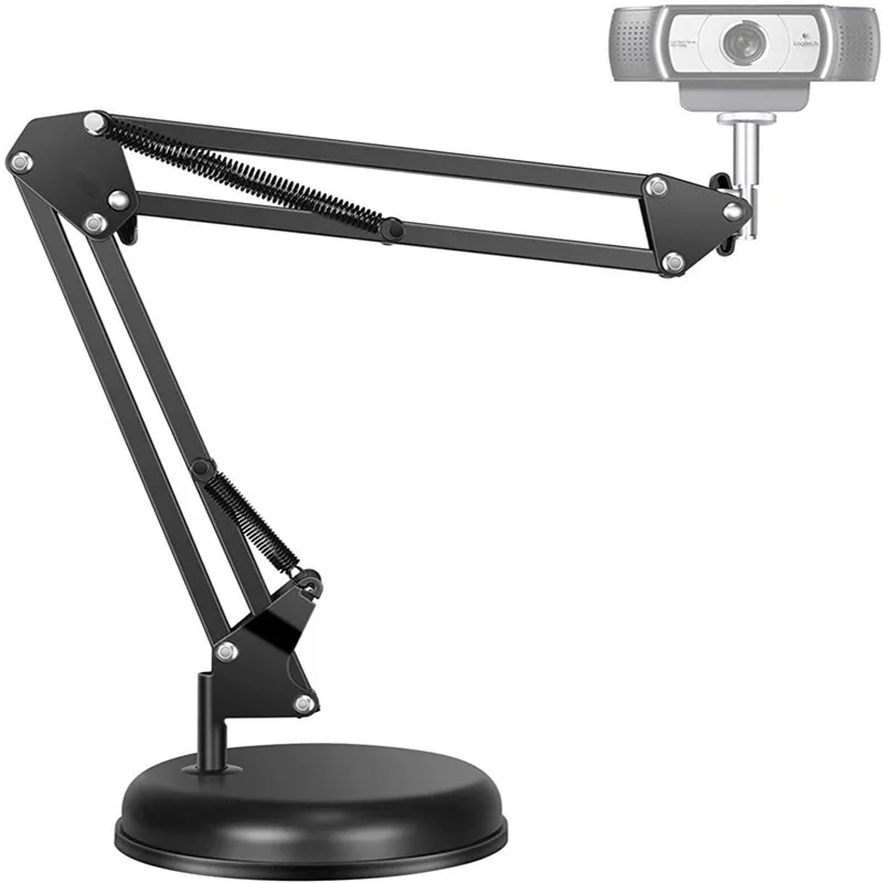 Adjustable Desktop Suspension Boom Scissor Arm Stand Holder with Base for Logitech Webcam C922 C930e C930 C920 C615
Adjustable Desktop Suspension Boom Scissor Arm Stand Holder with Base for Logitech Webcam C922 C930e C930 C920 C615