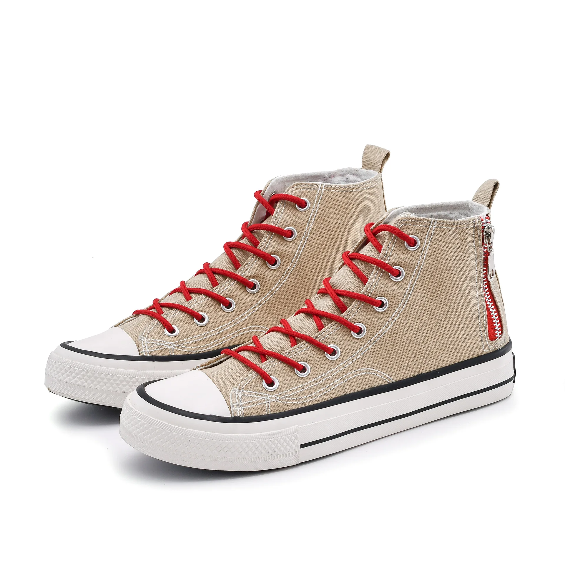 High top canvas shoes students joker shoes spring new sports casual shoes zipper shoes male high top sneakers men's shoes
High top canvas shoes students joker shoes spring new sports casual shoes zipper shoes male high top sneakers men's shoes