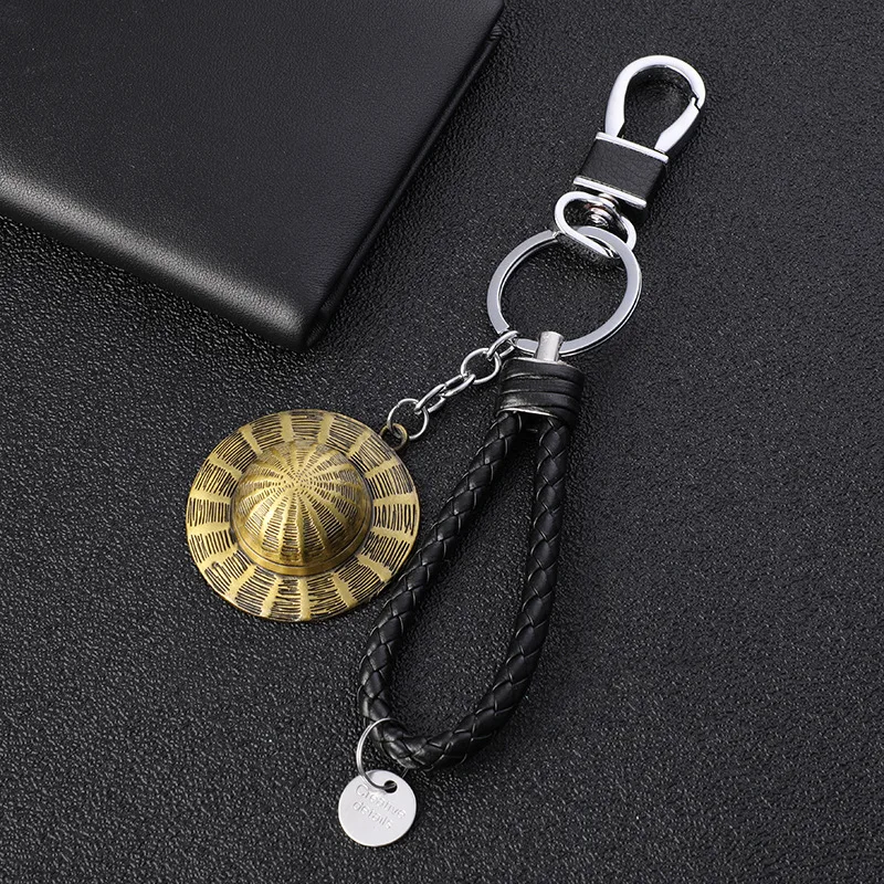 Cartoon One Piece King Navigation Keychains Accessories Lu Fei Straw Hat Around Key Chain Metal Men And Women Small Gift Keyring
Cartoon One Piece King Navigation Keychains Accessories Lu Fei Straw Hat Around Key Chain Metal Men And Women Small Gift Keyring