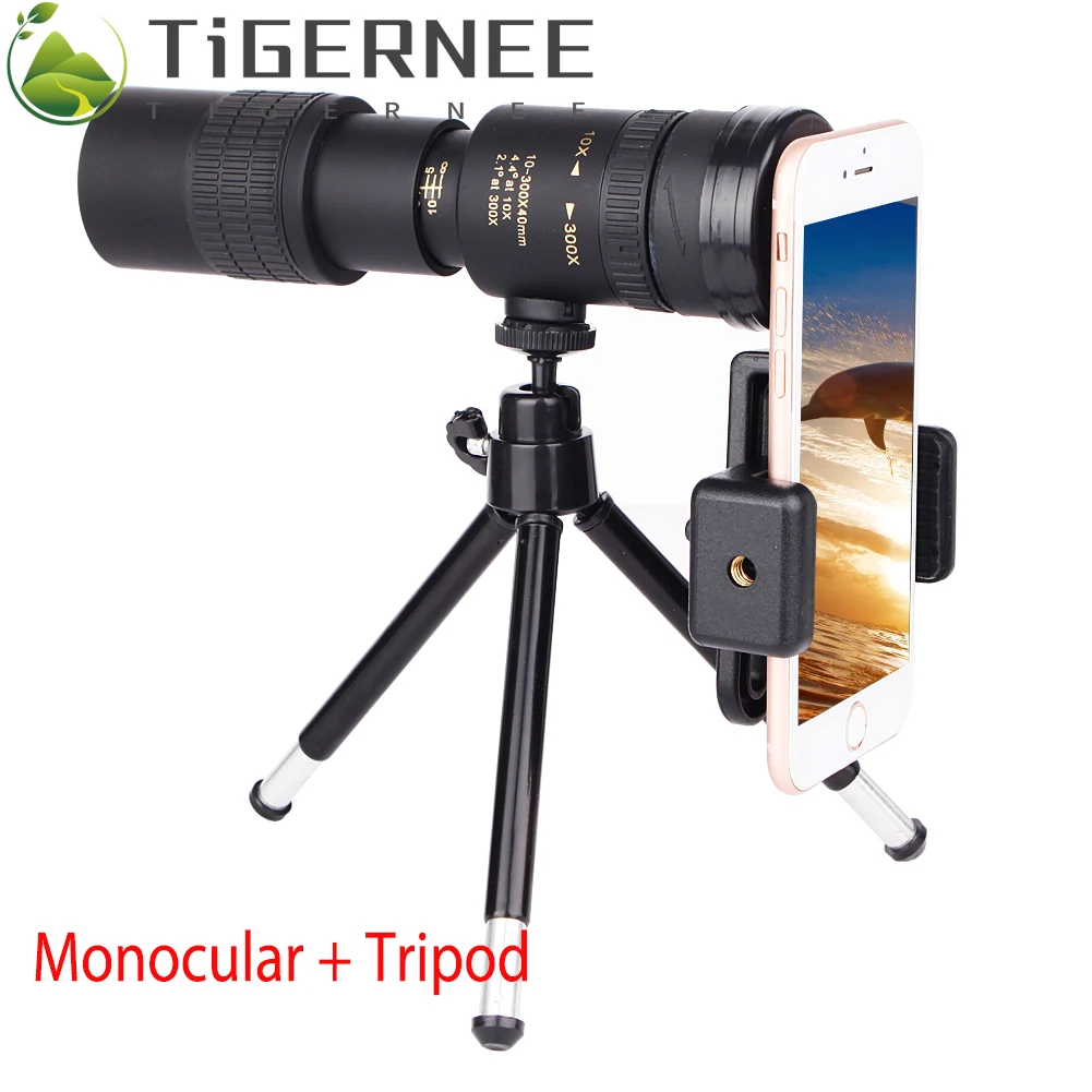 17x7x9.5cm 10-300x40 Monocular Compact Telescope Waterproof Retractable Zoom Professional HD With Tripod Phone Clip
17x7x9.5cm 10-300x40 Monocular Compact Telescope Waterproof Retractable Zoom Professional HD With Tripod Phone Clip