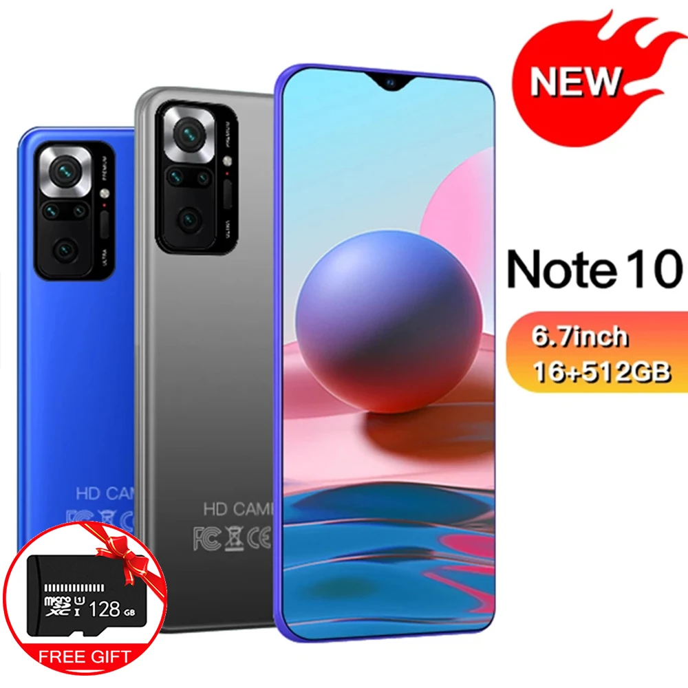 Global Version Note 10 Pro 6.7" Smart Phone 16G+512G Android 10 Unlock 6000 Battery 24MP+48MP Camera 5G Cellphone Support Google
Global Version Note 10 Pro 6.7" Smart Phone 16G+512G Android 10 Unlock 6000 Battery 24MP+48MP Camera 5G Cellphone Support Google