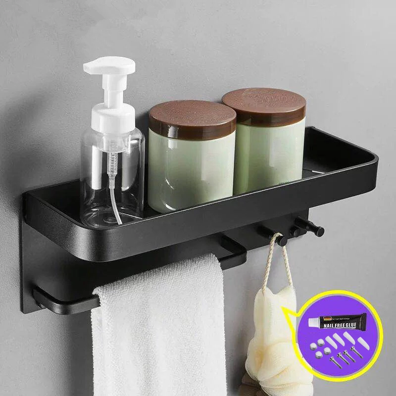 Wall-mounted Bathroom Racks Shower Storage Shelf Kitchen Towel Holder Toilet Ware Basket
Wall-mounted Bathroom Racks Shower Storage Shelf Kitchen Towel Holder Toilet Ware Basket