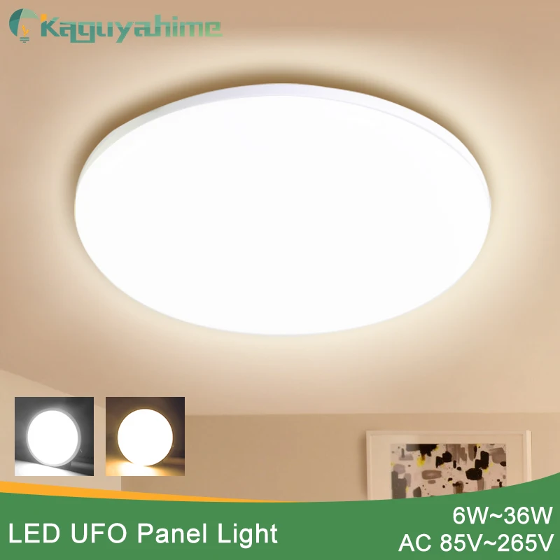 

Kaguyahime LED Ceiling Light Down Light 85-265V Surface Mount Panel Lamp 6W 13W 18W 24W 36W Modern UFO Lamp For Home Decor Light