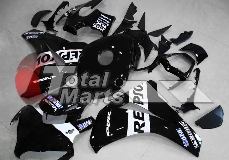 Injection Mold New ABS Whole Fairings kit Fit For Honda CBR1000RR 2008 2009 2010 2011 08 09 10 11 Bodywork set black repsol 
Injection Mold New ABS Whole Fairings kit Fit For Honda CBR1000RR 2008 2009 2010 2011 08 09 10 11 Bodywork set black repsol