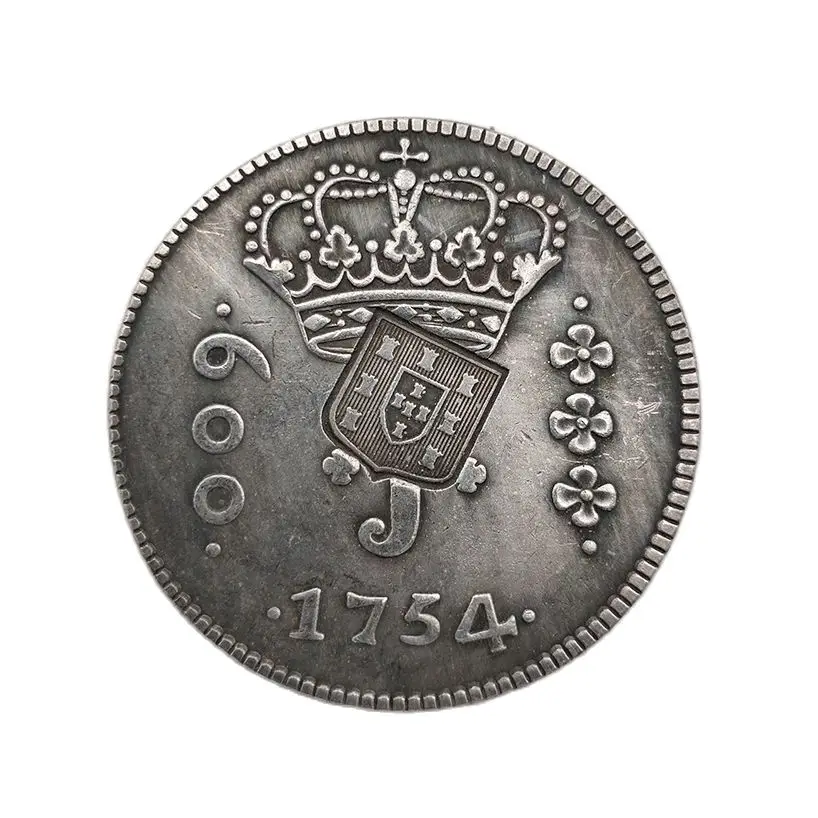 Коллекция 1754, памятная монета в бразильском стиле, сувениры, украшение для дома, настольные украшения, подарки 
Коллекция 1754, памятная монета в бразильском стиле, сувениры, украшение для дома, настольные украшения, подарки